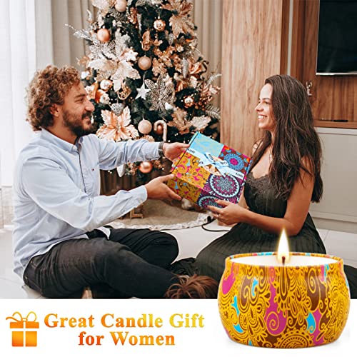 **Yinuo Scented Soy Candles Gift Set - Aromatherapy Candles for Home Relaxation, Bath & Yoga - Perfect for Women, Wife, Friends - Mother's Day, Birthday, Christmas & Thanksgiving Gifts - Create a Cozy & Calming Atmosphere**
