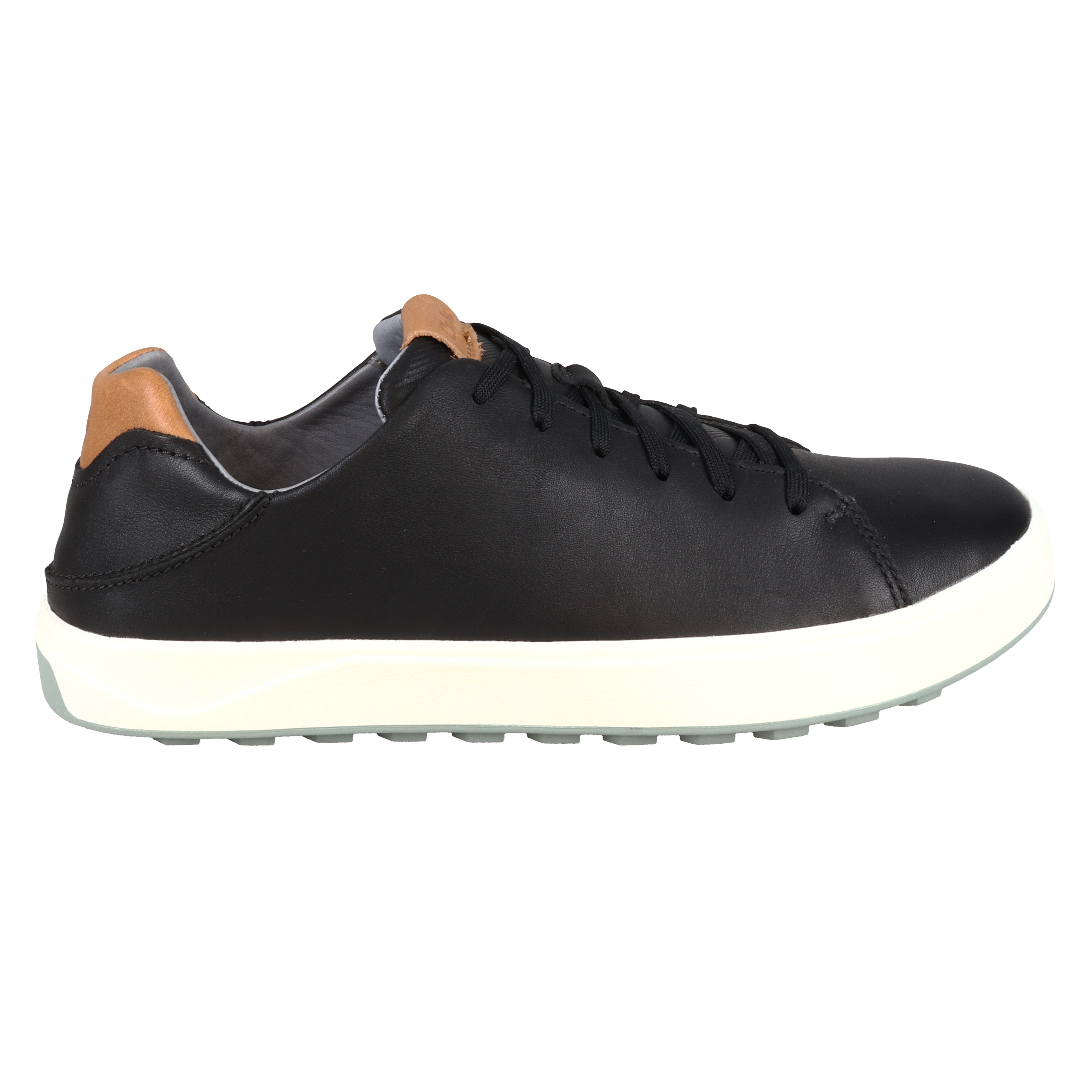 Olukai Waialae Black Men's Sandals - Comfortable & Stylish Beach & Outdoor Footwear for Men