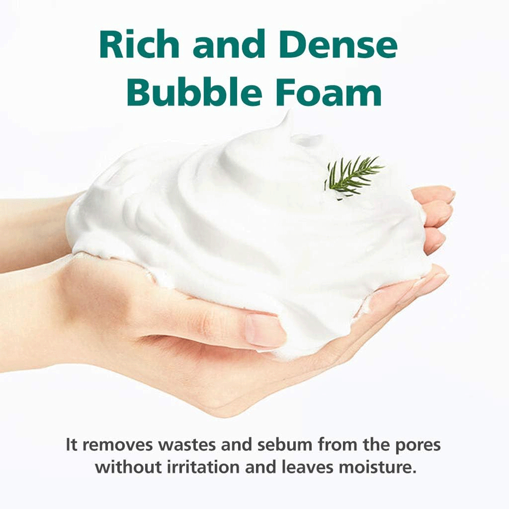 BRING GREEN Tea Tree Cica Trouble Cleansing Foam 300ml - Acne Treatment & Oil Control Face Wash for Clear Skin | Perfect for Daily Skincare Routine & Post-Workout Cleansing