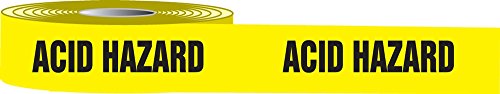 ACCUFORM Plastic Barricade Tape - Acid-Resistant Safety Barrier (MPT57) for Construction Sites, Hazard Zones & Industrial Areas