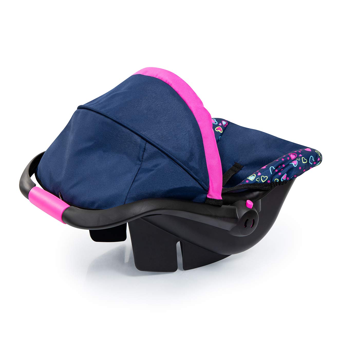 Bayer Design 67917AA Easy Go Doll Car Seat with Safety Belt - Blue, Pink, Mermaid | Baby Doll Accessories for Pretend Play & Role Play Games