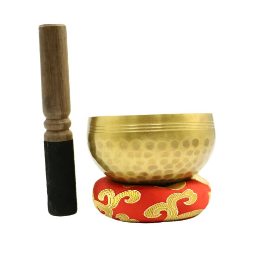Authentic Tibetan Singing Bowl Set - Handcrafted Meditation Sound Bowl for Relaxation, Yoga & Mindfulness - Perfect Spiritual Gift for Healing & Stress Relief (Use in Meditation, Therapy, Yoga Studios & Home Decor)