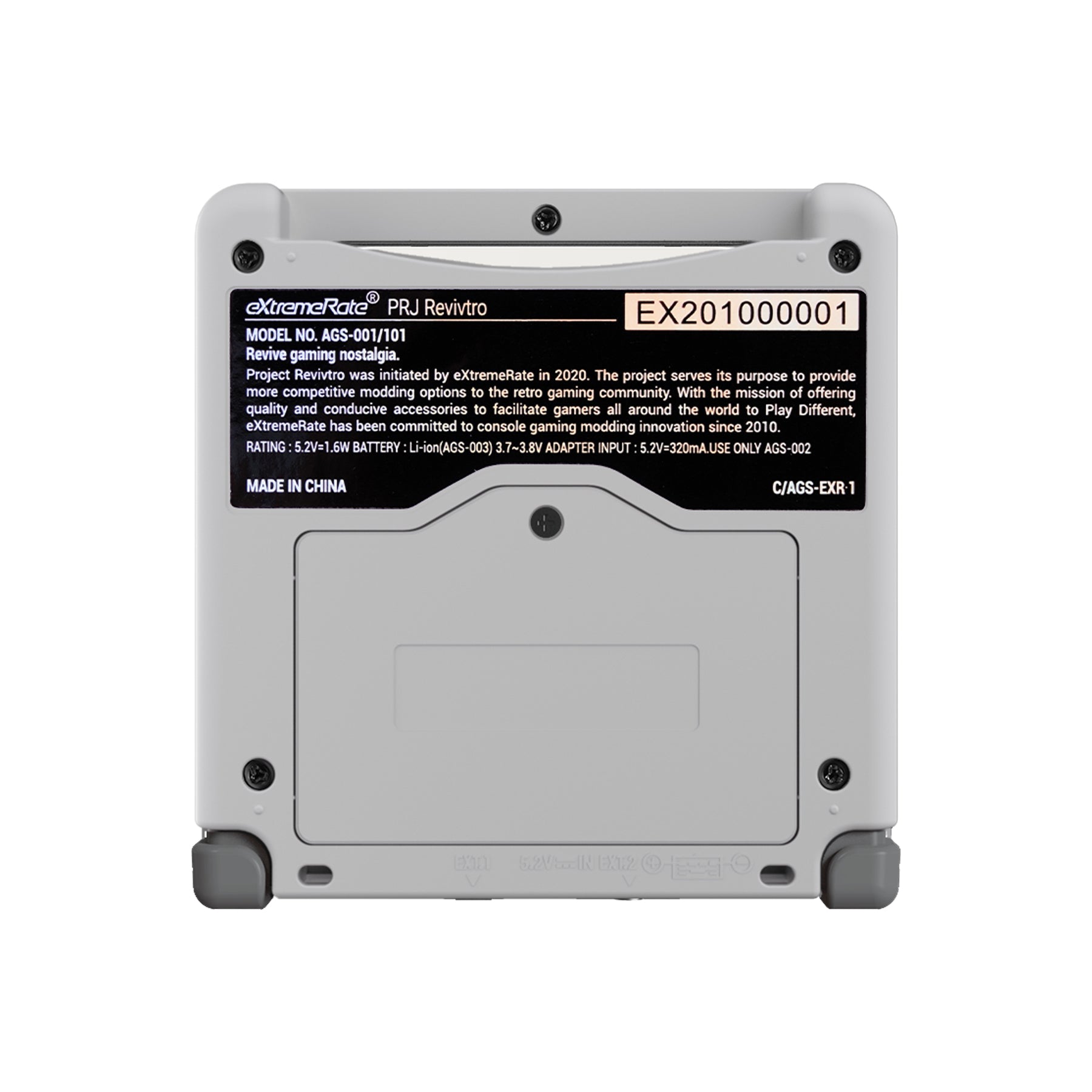 eXtremeRate IPS Ready Upgraded Replacement Shell with Buttons for Gameboy Advance SP GBA SP - Compatible with IPS & Standard LCD Screens - Classic 1989 GB DMG 01 Style - Perfect for Gaming Enthusiasts & Retro Console Collectors