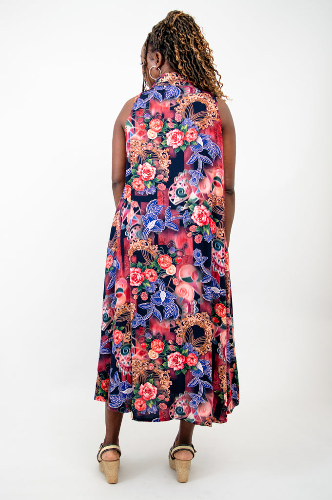Berzuna Women's Elegant Cissy Dress - Flowy A-Line Summer Dress for Casual Wear, Office, and Special Occasions