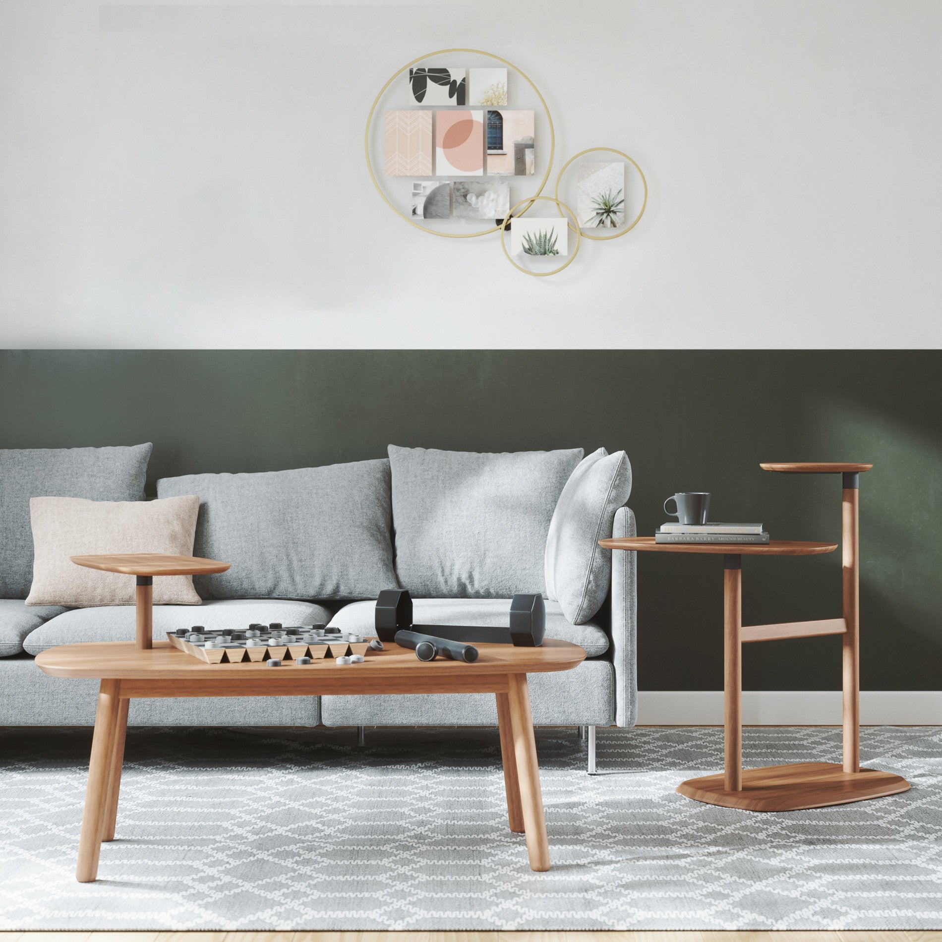 Swivo Modern Coffee Table - Stylish Living Room Furniture for Small Spaces - Perfect for Apartments, Dorms & Home Decor