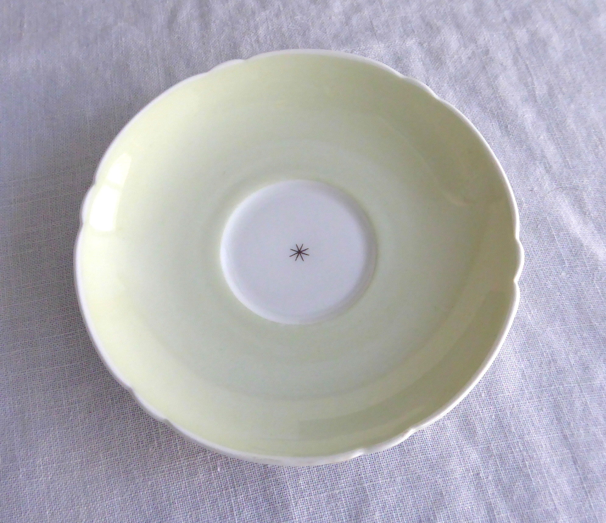 Shelley England 2 Saucers Only - Vintage Pole Star & Polka Dot Turquoise Tea Cup Saucers - Perfect for Afternoon Tea, Collectibles & Home Decor