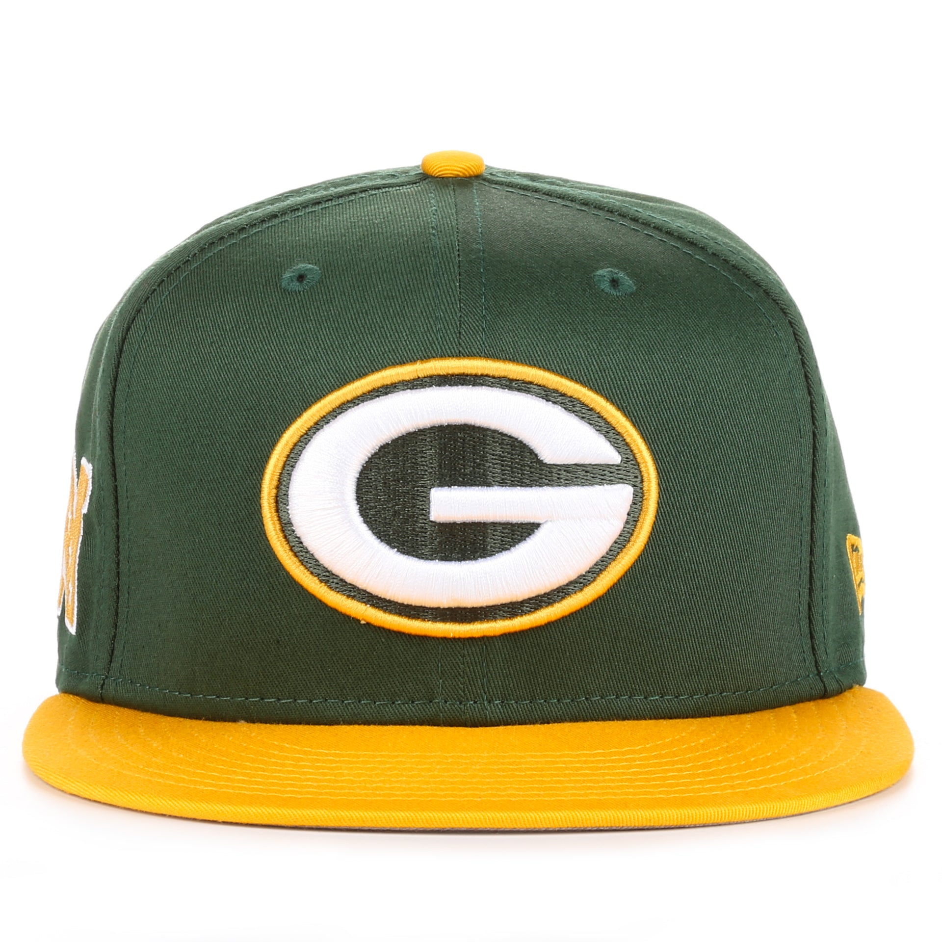 New Era 9Fifty Baycik Snapback Hat - Green Bay Packers NFL Team Logo Adjustable Baseball Cap for Men & Women - Perfect for Game Day, Sports Events & Streetwear Fashion