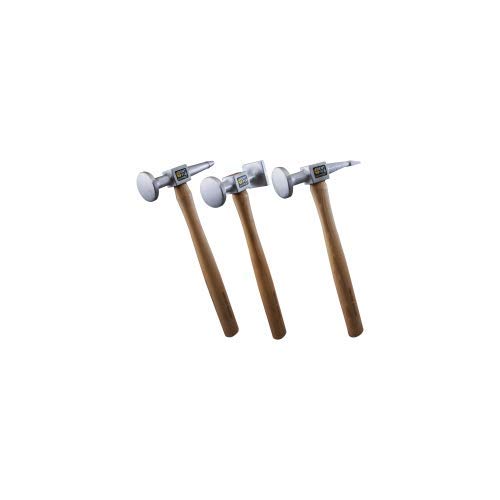DTF-DF-AH714 3-Piece Aluminum Dent Repair Hammer Set - Professional Auto Body Tools for Car Dent Removal & Paintless Dent Repair (PDR)