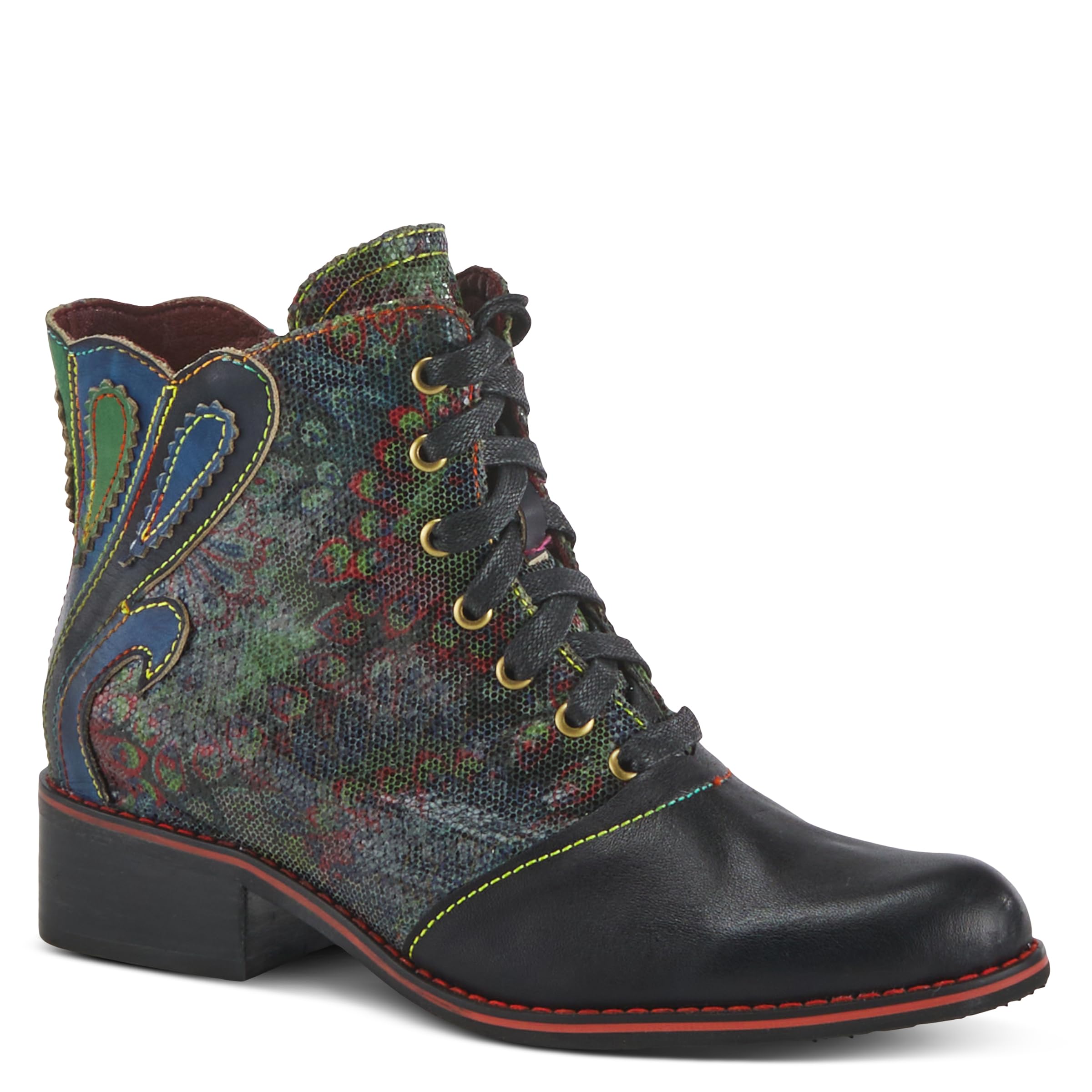 Spring Step L'Artiste Benatar Women's Western Booties - Stylish Lace-Up & Zipper Ankle Boots for Everyday Wear, Country Outfits & Fall Fashion