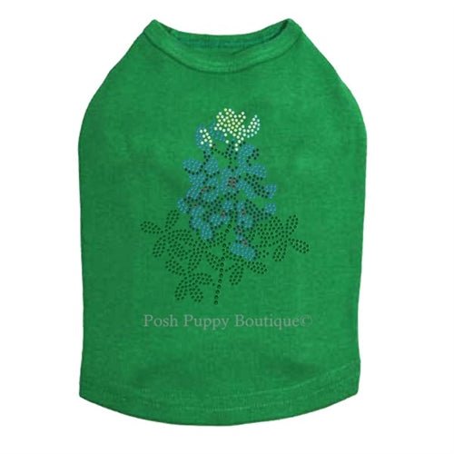 Bluebonnet Rhinestone Tank Tops for Women - Sparkling Summer Tops in Multiple Colors - Perfect for Parties, Beach & Casual Wear