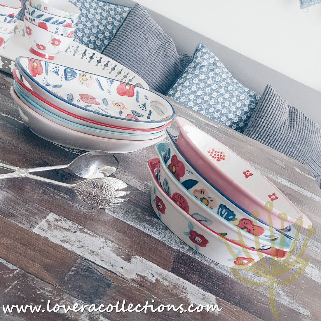 Handmade Pink Blossom Oval Ceramic Baking Dish - 12 Inch Porcelain Casserole Pan for Oven, Microwave & Dishwasher | Perfect for Casseroles, Lasagna, Desserts & Holiday Baking