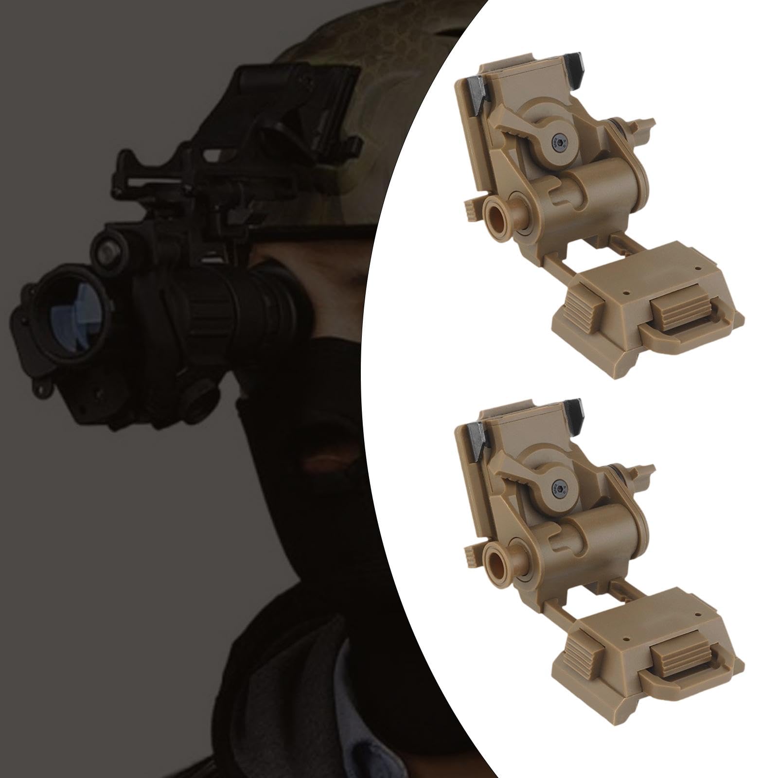 GaotKeut Foldable Night Vision Goggles Mount - Portable Bracket Holder for Night View Goggles | Perfect for Hiking, Camping & Outdoor Night Activities