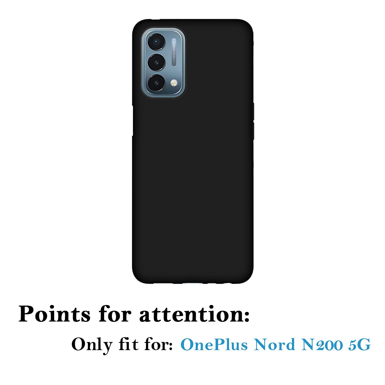 Custom OnePlus Nord N200 5G Phone Case - Personalized Photo & Text Name Design - Anti-Scratch Soft TPU Protective Cover (Black) - Perfect for Daily Use, Travel & Gifts