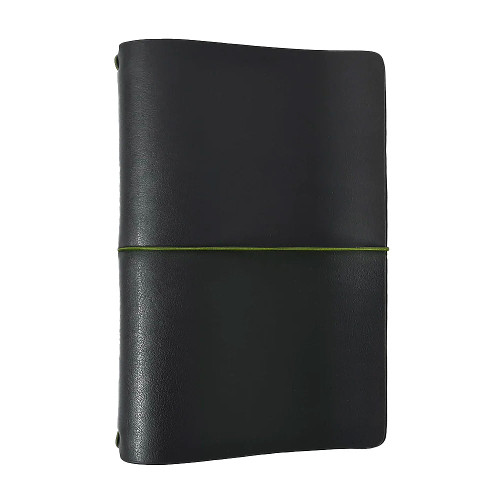 Refillable Cactus Leather Journal - Eco-Friendly Travel Notebook for Writing & Sketching - Perfect for Outdoor Adventures, Journaling & Gift Giving