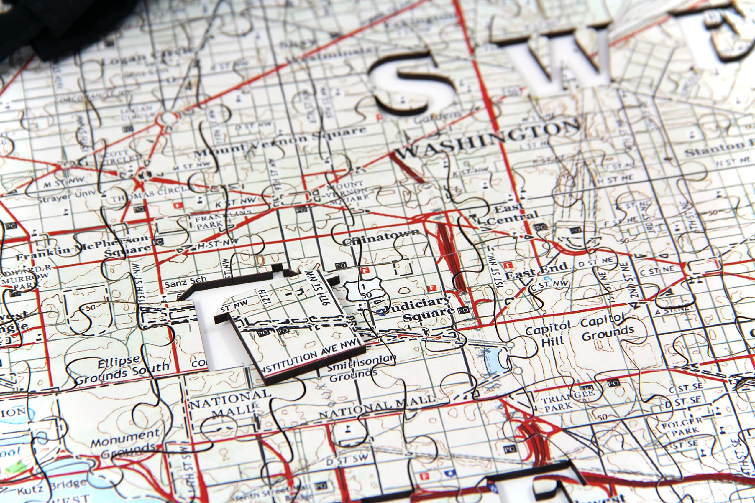 Personalized Wooden Map Jigsaw Puzzle - 300 Piece Custom Home Puzzle for Puzzle Lovers | Unique Housewarming Gift for New Homeowners | Perfect for First Homes, Anniversaries & Family Game Nights
