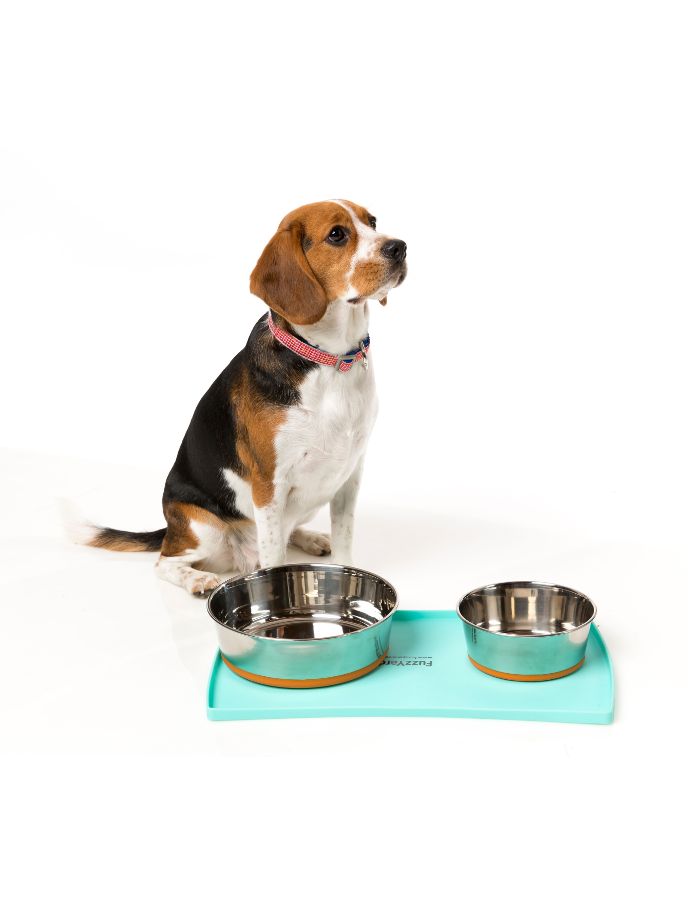 Fuzzyard Non-Slip Silicone Pet Feeding Mat for Dogs & Cats - Waterproof, Easy Clean Food Bowl Mat in 3 Colors - Perfect for Kitchen, Crate & Travel Use
