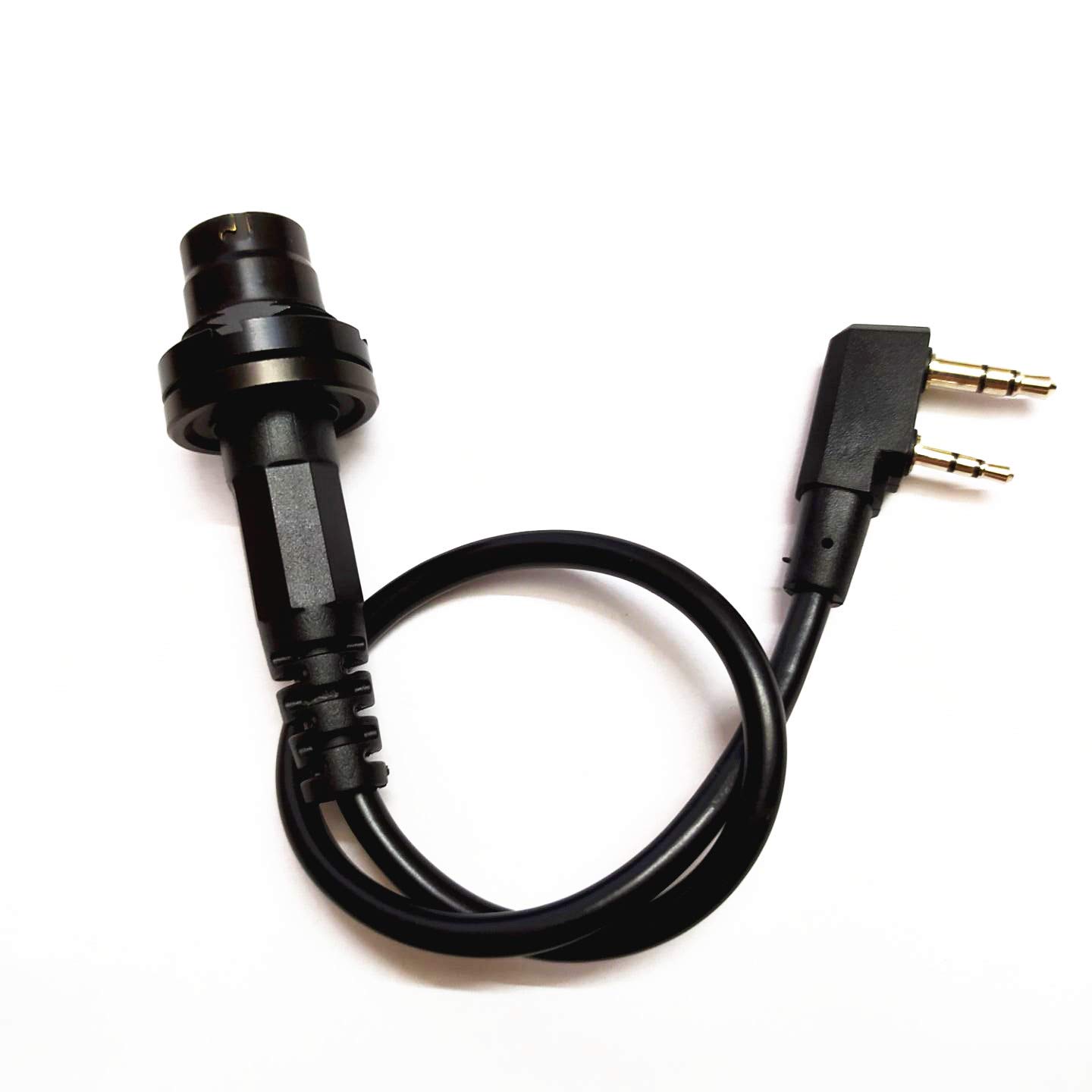 ArmorMason 6-Pin Radio PTT Adapter Cable for Baofeng UV-5R, UV-82 - Two-Way Radio Accessories for Ham Radio, Walkie Talkie, Emergency Communication & Outdoor Activities