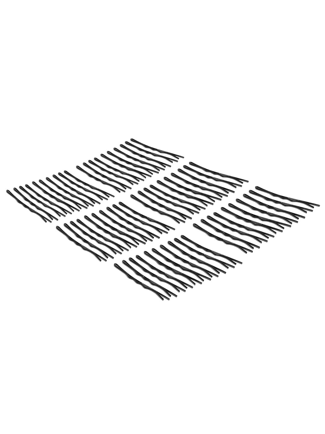 Zeniso® 60-Pack Black Bobby Pins for Women - Strong Hold Hairpins for Styling, Updos & Braids - Perfect for Everyday Use, Weddings & Special Occasions