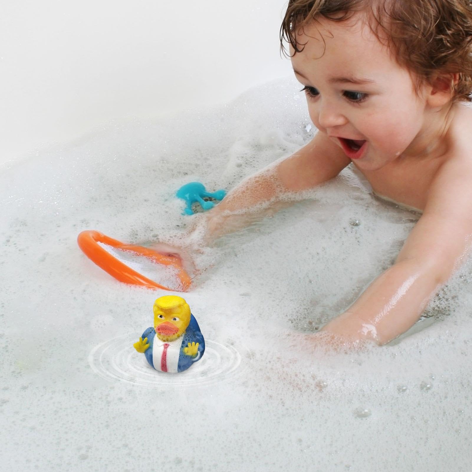 **Yellow Rubber Duck Bath Toys for Kids - 3.14 Inch Cute Floating Duckies for Bathtub, Pool & Party Favors - Squeaky Shower Toys for Toddlers & Preschoolers (Perfect for Bath Time Fun, Baby Showers & Pool Parties)**