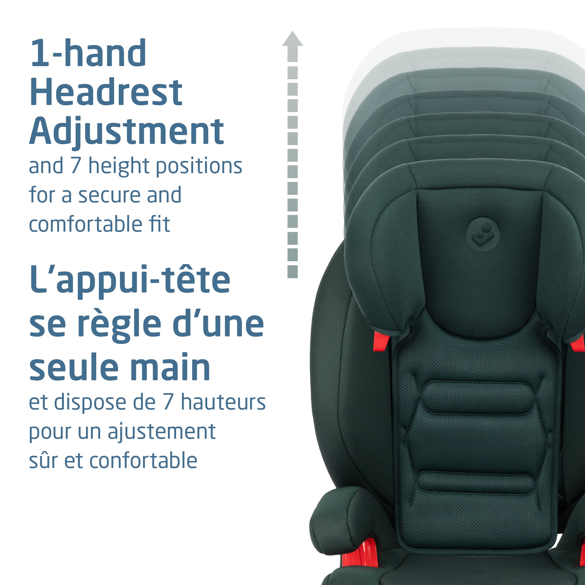 Maxi Cosi RodiSport Booster Car Seat for Kids - Safe & Comfortable High Back Booster with Side Impact Protection - Perfect for Travel & Daily School Commute