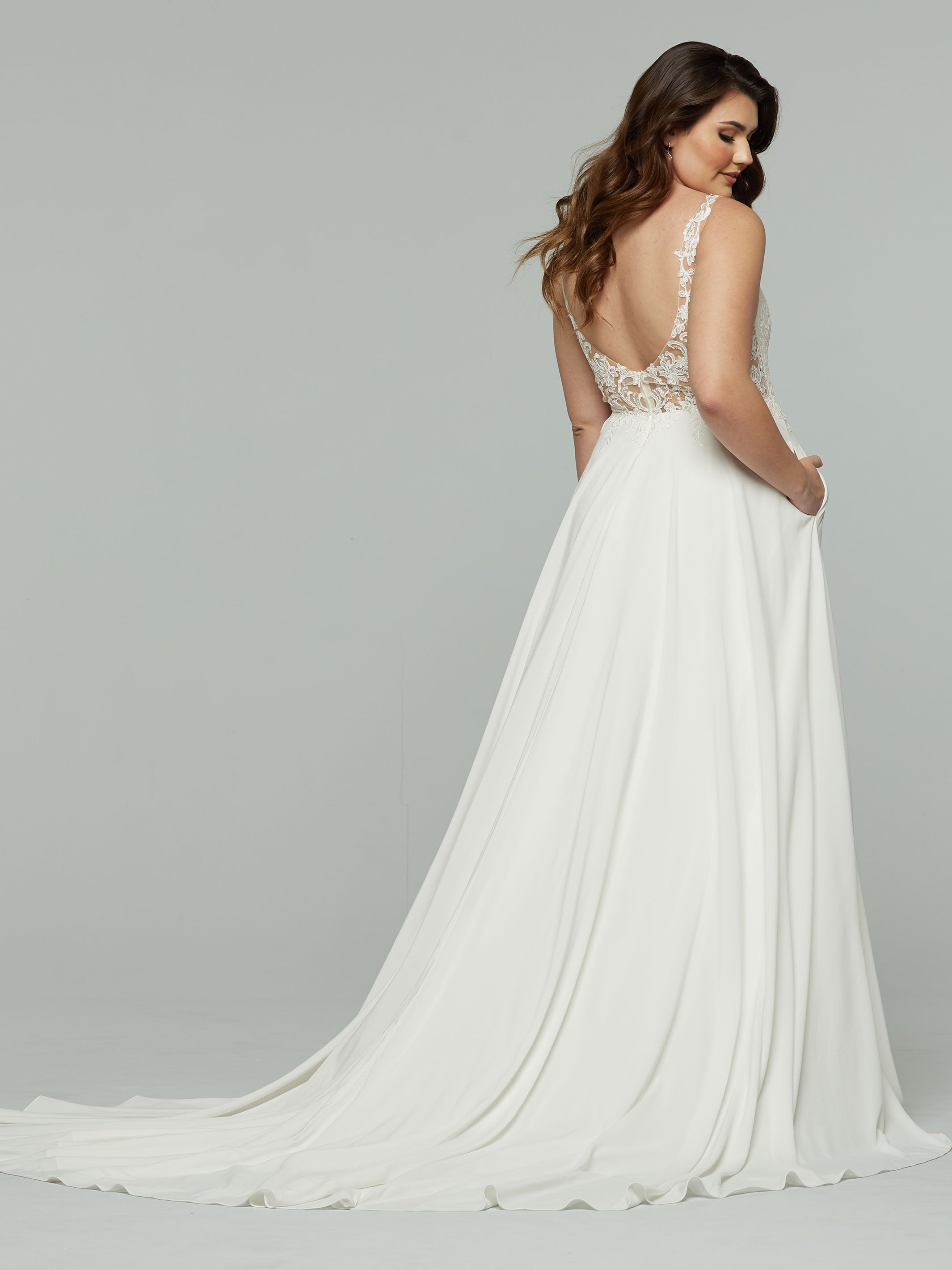 Skye Wedding Dress - Try at Home with Free Returns | Elegant Lace Bridal Gown for Church, Beach & Outdoor Weddings