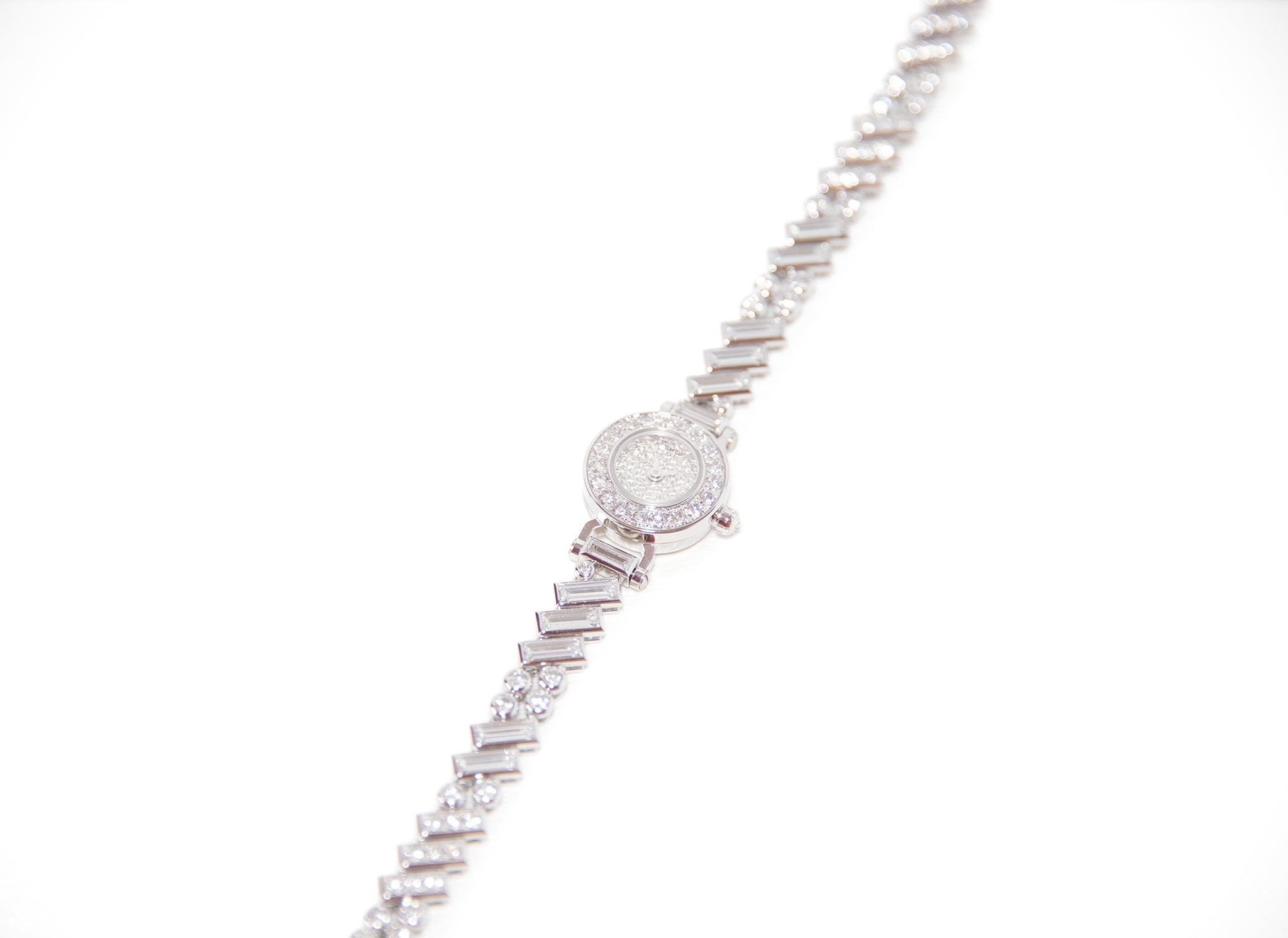 Hermes Faubourg Polka Baguette Diamond Watch for Women - Luxury Swiss Quartz Movement - Elegant Dress Watch for Parties, Weddings & Special Occasions