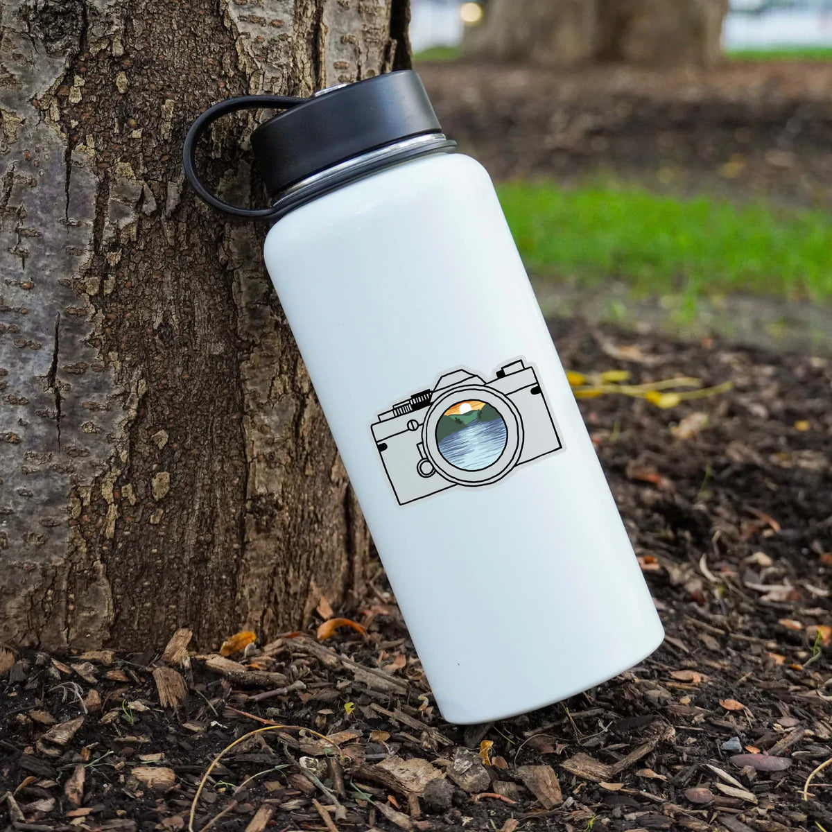 Multicolor Lens Camera Nature Sticker - Waterproof Decals for Phone, Laptop & Notebook - Perfect for Outdoor Photography Enthusiasts & Nature Lovers