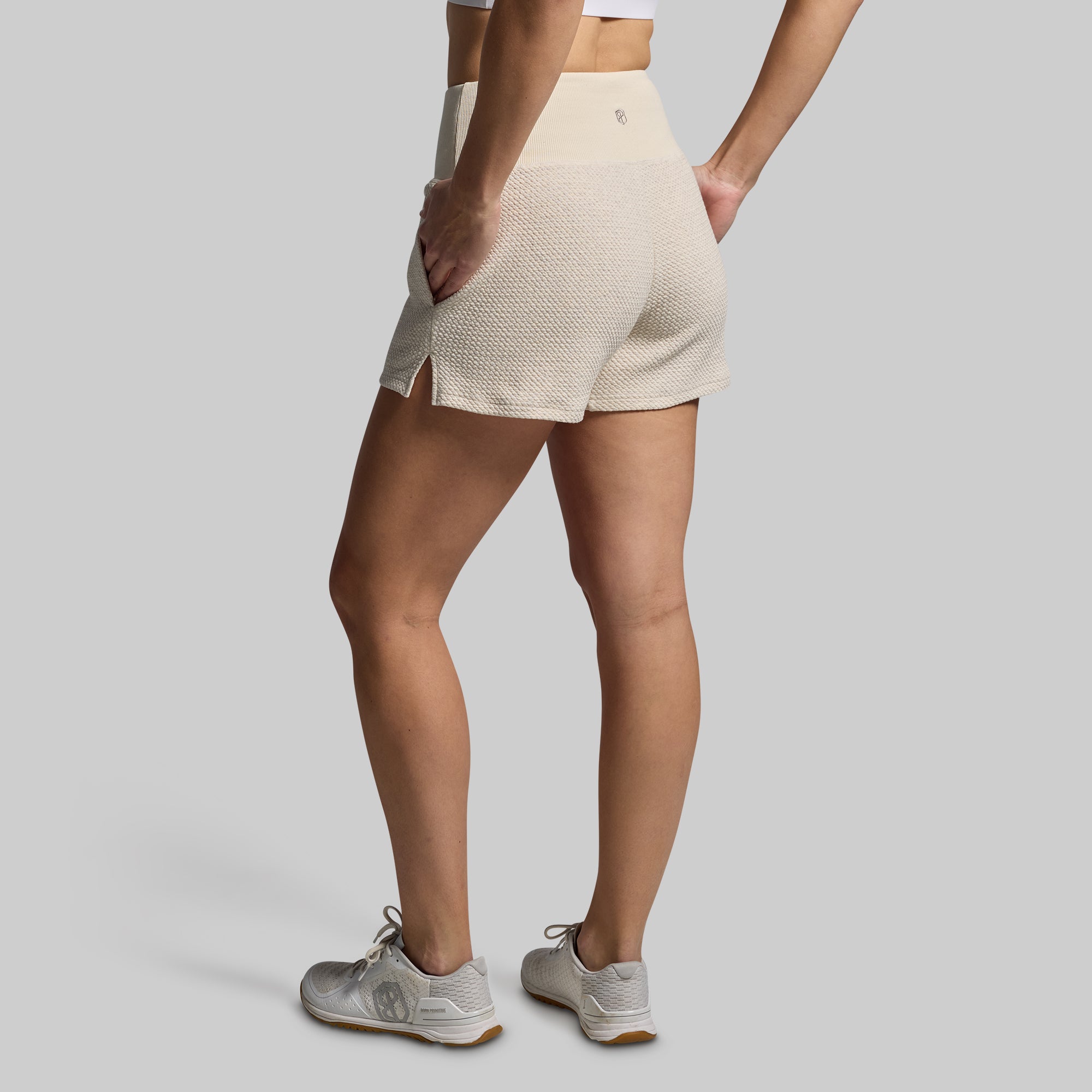 Women's Revive Cloud Short Set - Heather Oatmeal Color | Ultra Soft Lounge & Sleepwear | Perfect for Yoga, Running Errands & Summer Relaxation