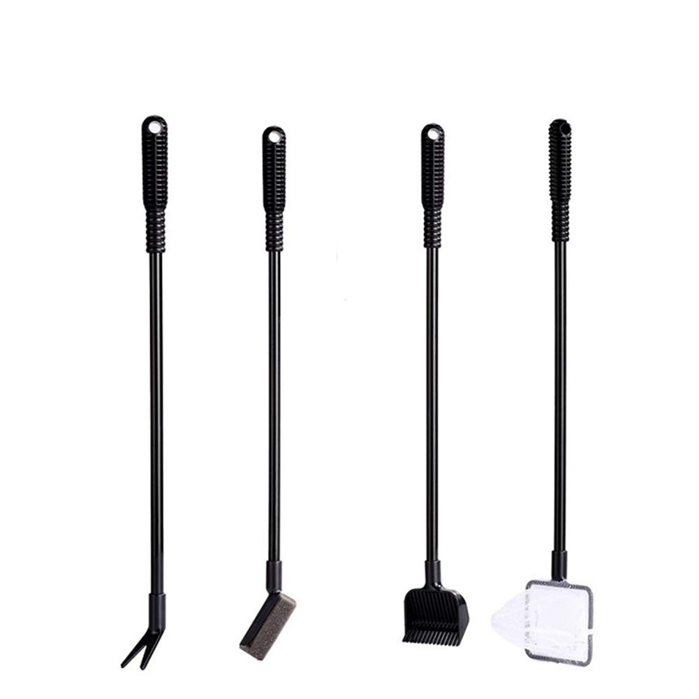 Joyeee Aquarium Cleaning Kit - Gravel Cleaner, Algae Scraper & Fish Net for Tank Maintenance