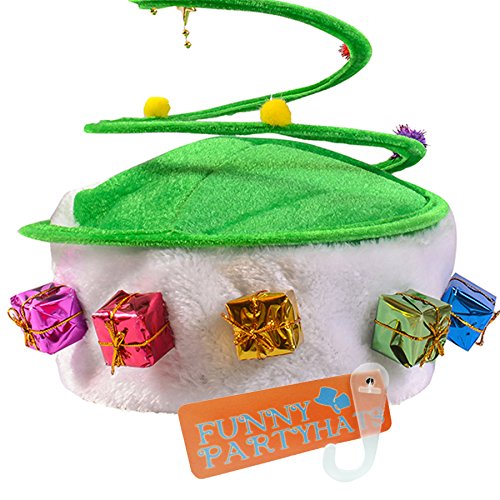Funny Christmas Party Hats Set - Santa Hat, Elf Hat & Reindeer Antler Headband (2-Piece) for Holiday Parties, Xmas Photos & Festive Celebrations