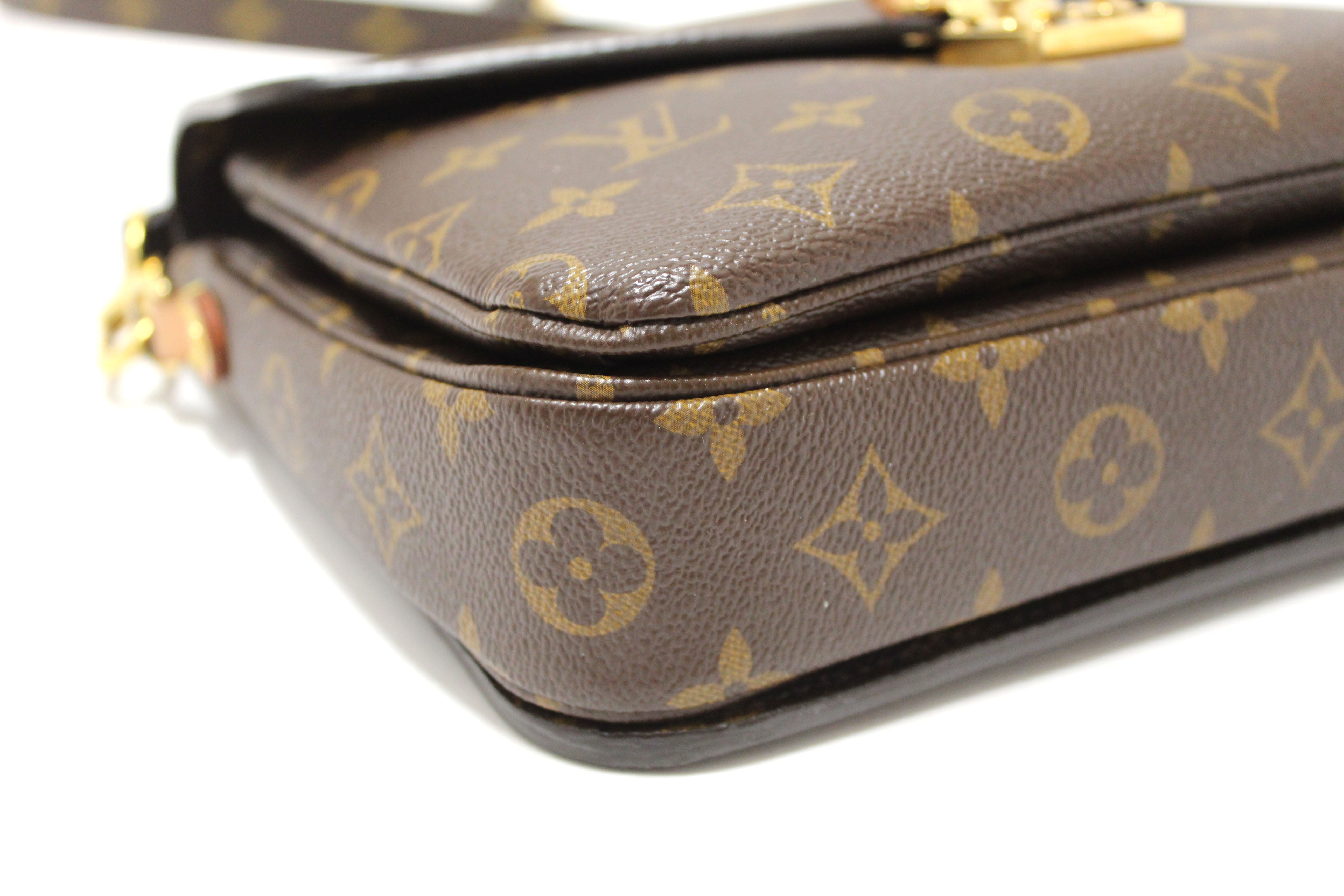 Authentic Louis Vuitton Monogram Metis Pochette Crossbody Bag - Luxury Designer Shoulder Bag for Women, Perfect for Daily Use, Travel & Special Occasions