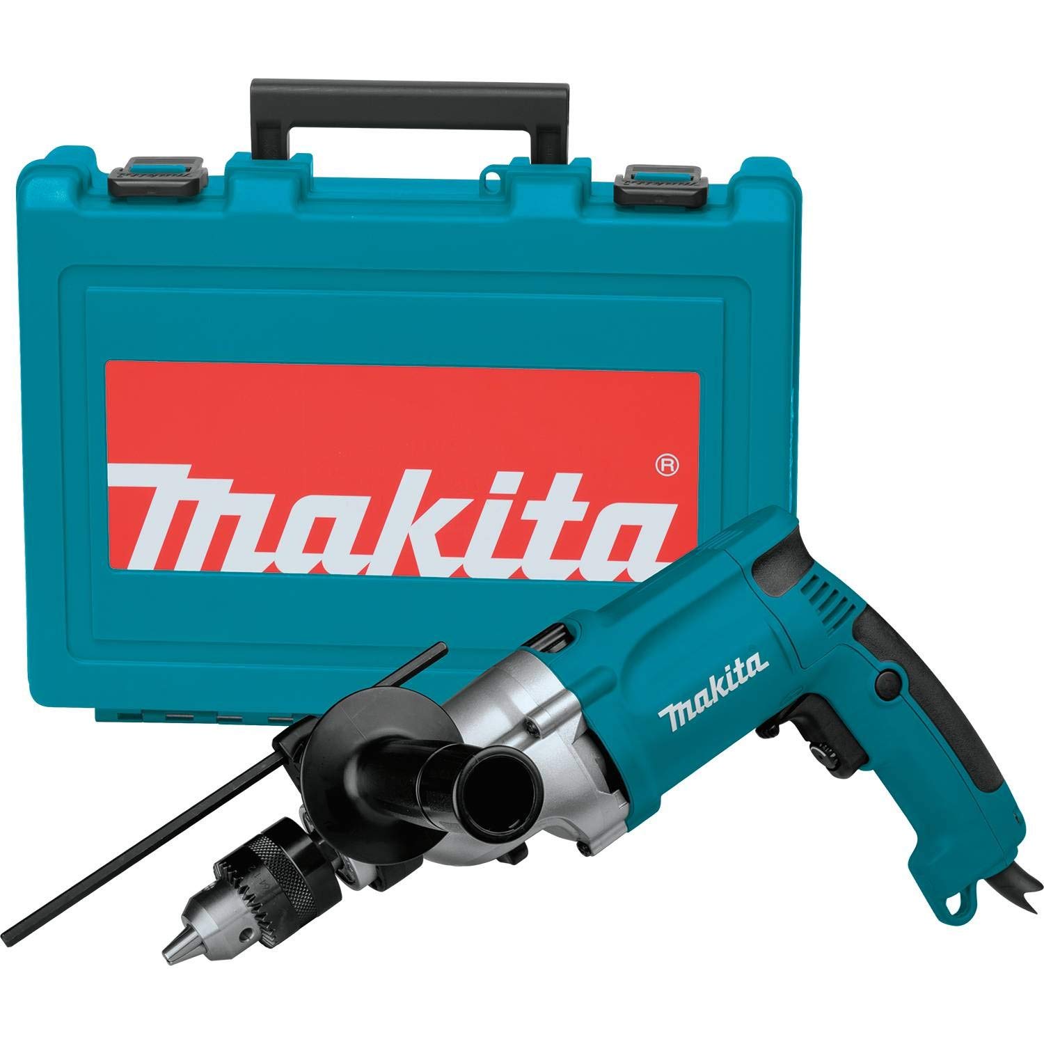 Makita HP2050-R 6.6 Amp 3/4 Inch Hammer Drill with Case (Renewed) - Powerful Corded Drill for Woodworking, Metal Drilling & DIY Home Projects