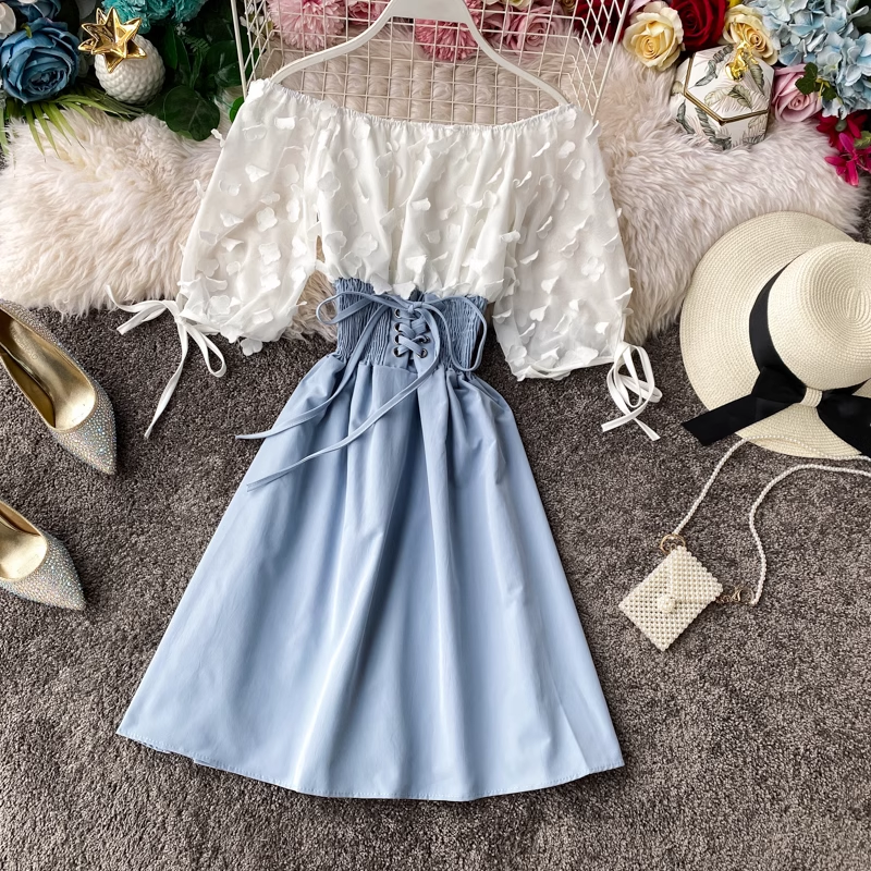 Elegant Chiffon Sheath Long Sleeve A-Line Dress for Women | Summer Fairy Dress Style 959 | Perfect for Weddings, Parties & Special Occasions