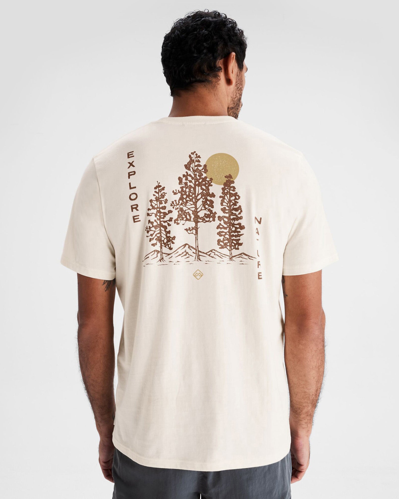 Men's Explore Nature Organic Cotton T-Shirt - Eco-Friendly & Comfortable for Outdoor Adventures & Casual Wear