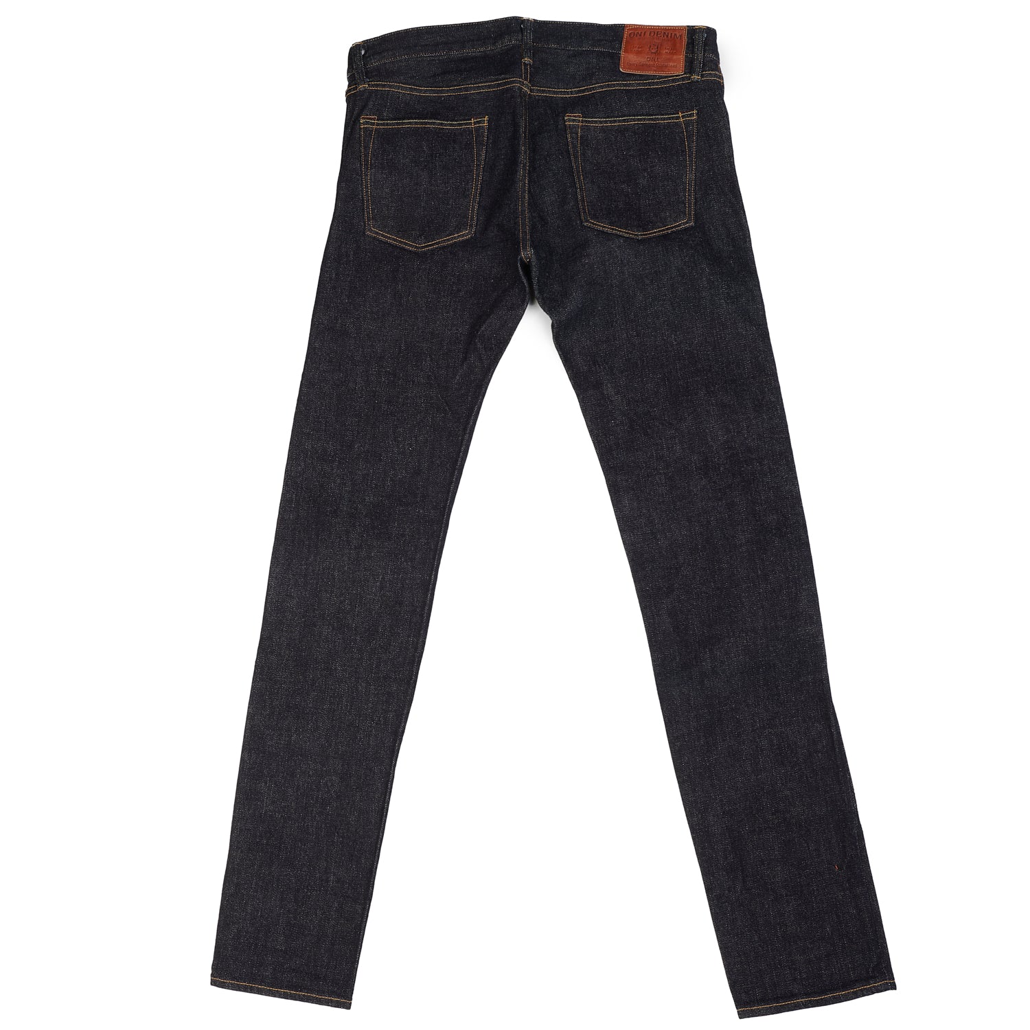 ONI 176S 15oz Stretch Slim Tapered Jeans for Men - One Wash Selvedge Denim | Comfortable & Durable Raw Denim Pants for Casual Wear & Everyday Outfits