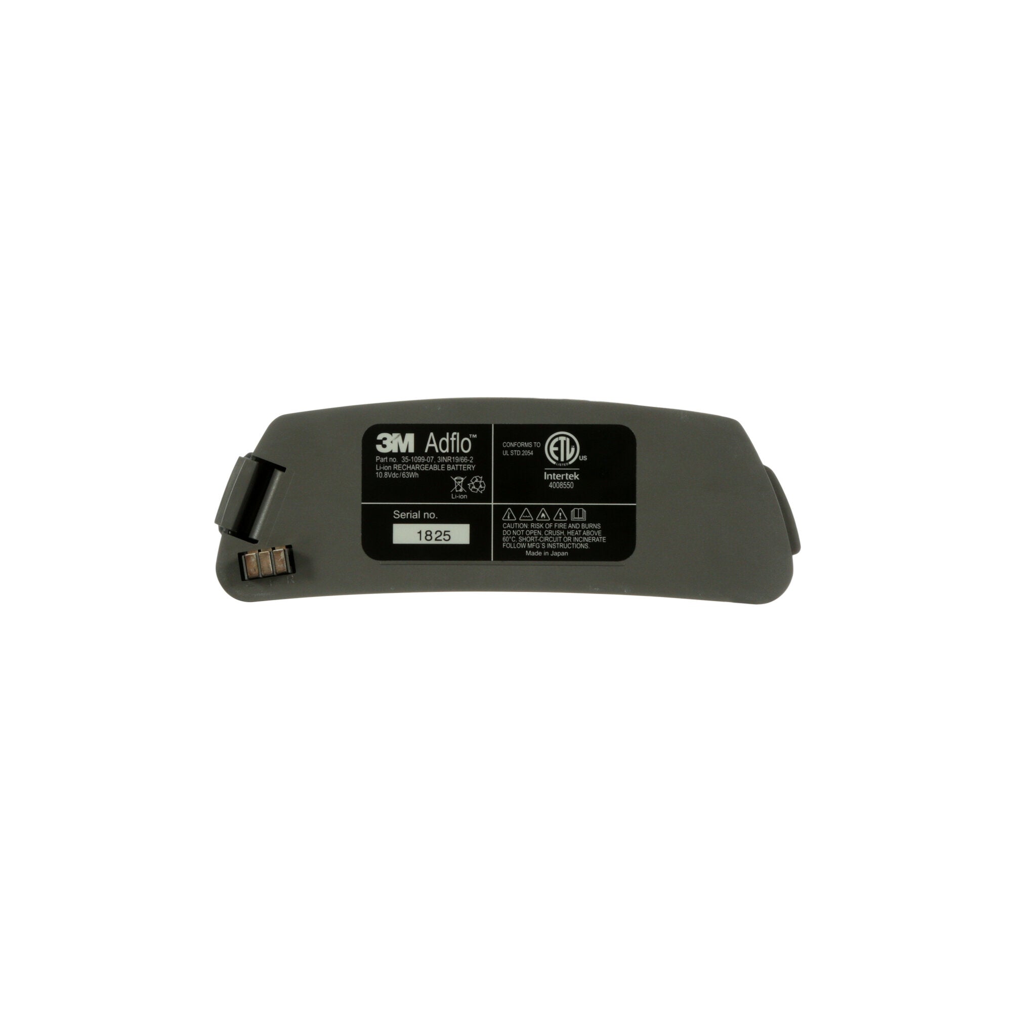 3M Adflo Powered Air Purifying Respirator Battery 35 1099 07 - Rechargeable Lithium-Ion Battery for Respiratory Protection - Ideal for Construction, Painting, and Industrial Work Environments