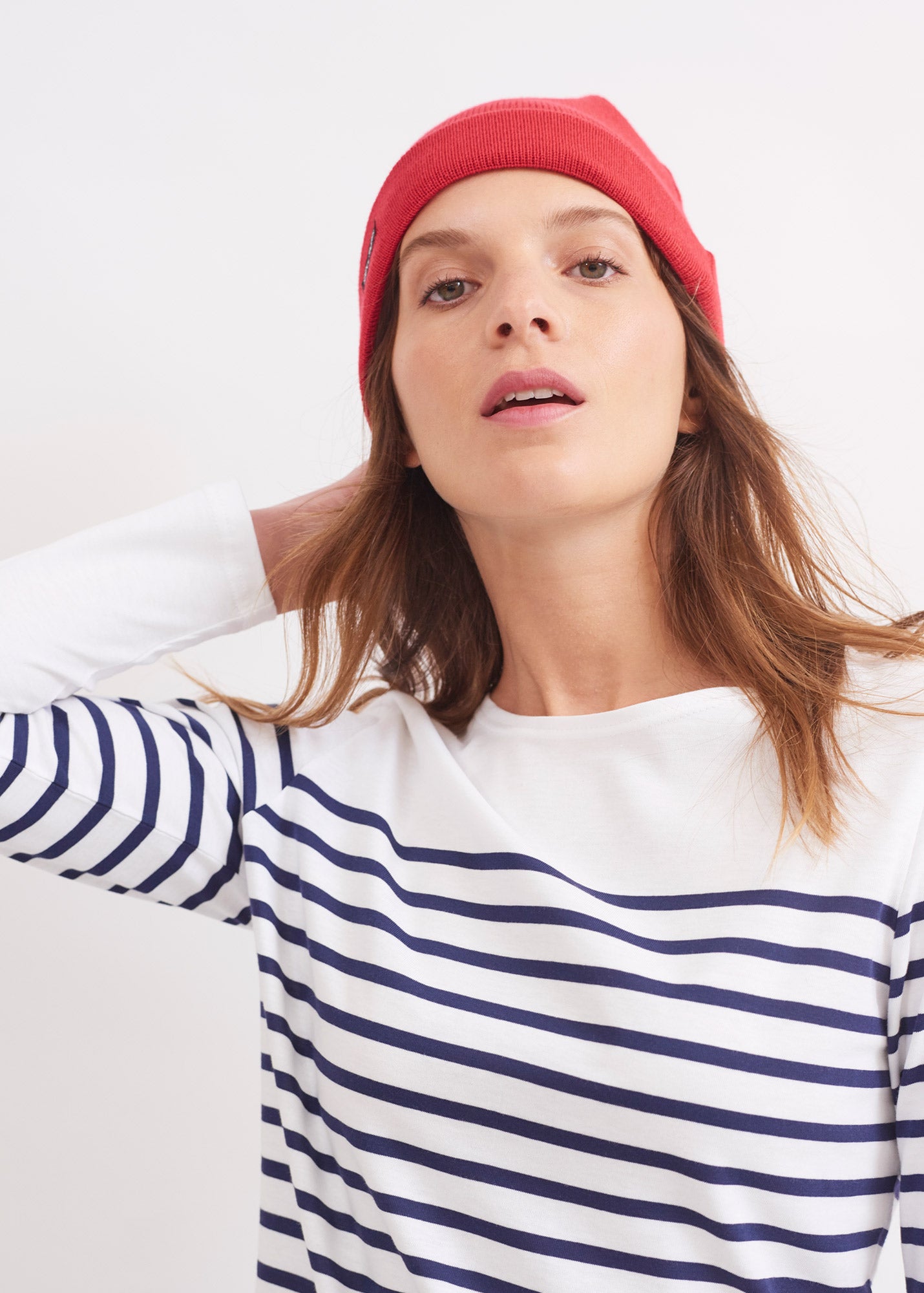 Cartier Nautical Wool Blend Beanie - Red Winter Hat for Men & Women | Warm Unisex Beanie for Sailing, Skiing & Outdoor Activities