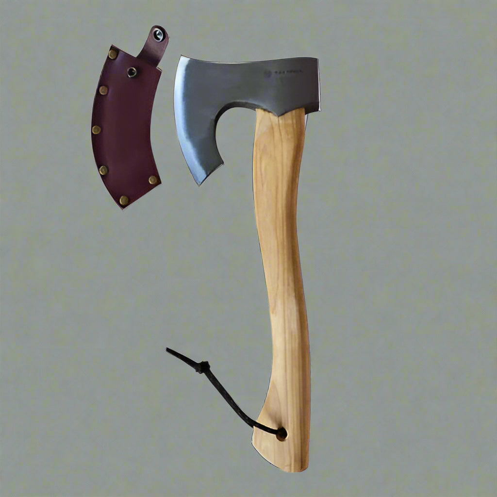 Best Hickory Handle Forged Steel Hatchet - 1.1LB to 5LB Camping Axe for Wood Chopping, Splitting & Survival Gear | Perfect for Outdoor Adventures, Bushcraft & Emergency Preparedness