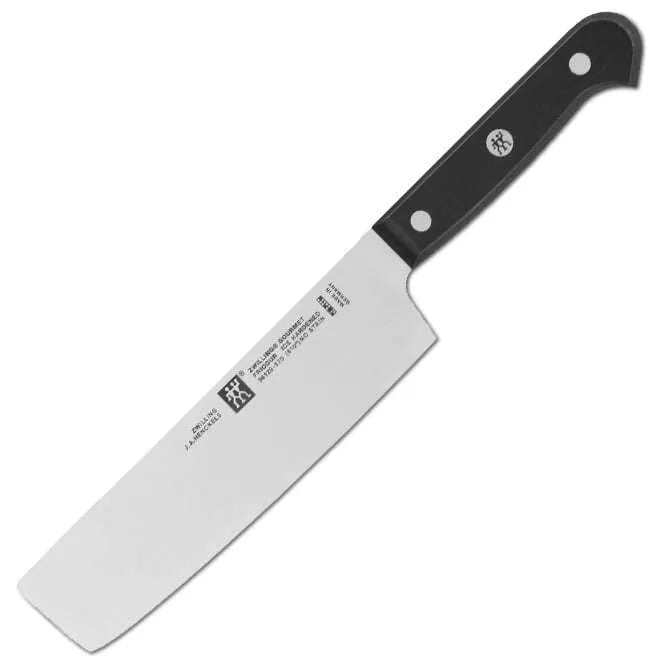 Henckels Gourmet 6.5 Inch Nakiri Knife - Japanese Vegetable Knife for Chopping, Slicing & Dicing - Perfect for Home Chefs & Professional Kitchens