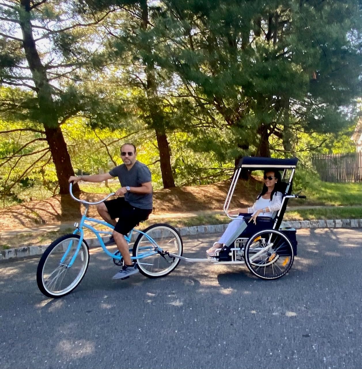 PediCruiser - Adult Bike Trailer & Stroller Wheelchair for Seniors & Disabled - Lightweight Folding Mobility Aid for Outdoor Adventures, Shopping & Daily Commute