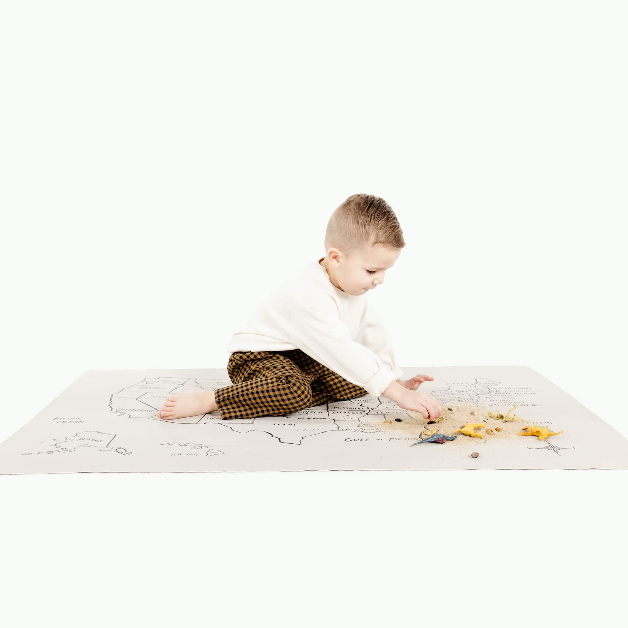 GATHRE Waterproof Leather Baby Play Mat - 36