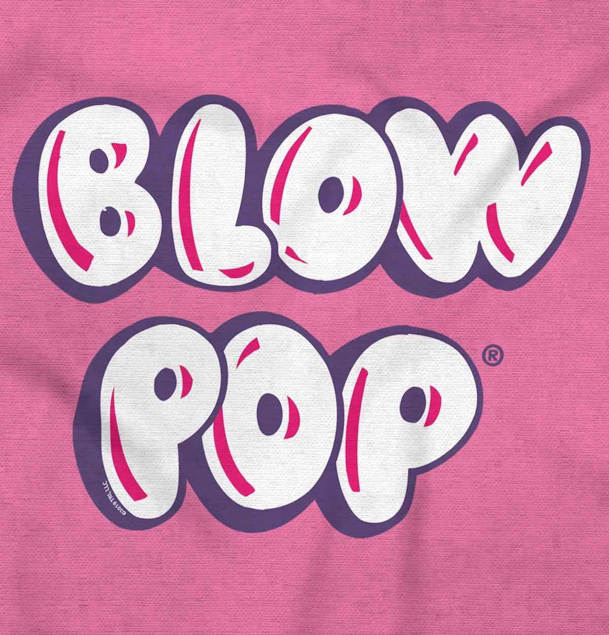 Vintage Candy Logo Blow Pop Graphic T-Shirt for Women - Retro Sweet Treat Design Casual Tee - Perfect for Parties, Gifts & Everyday Wear