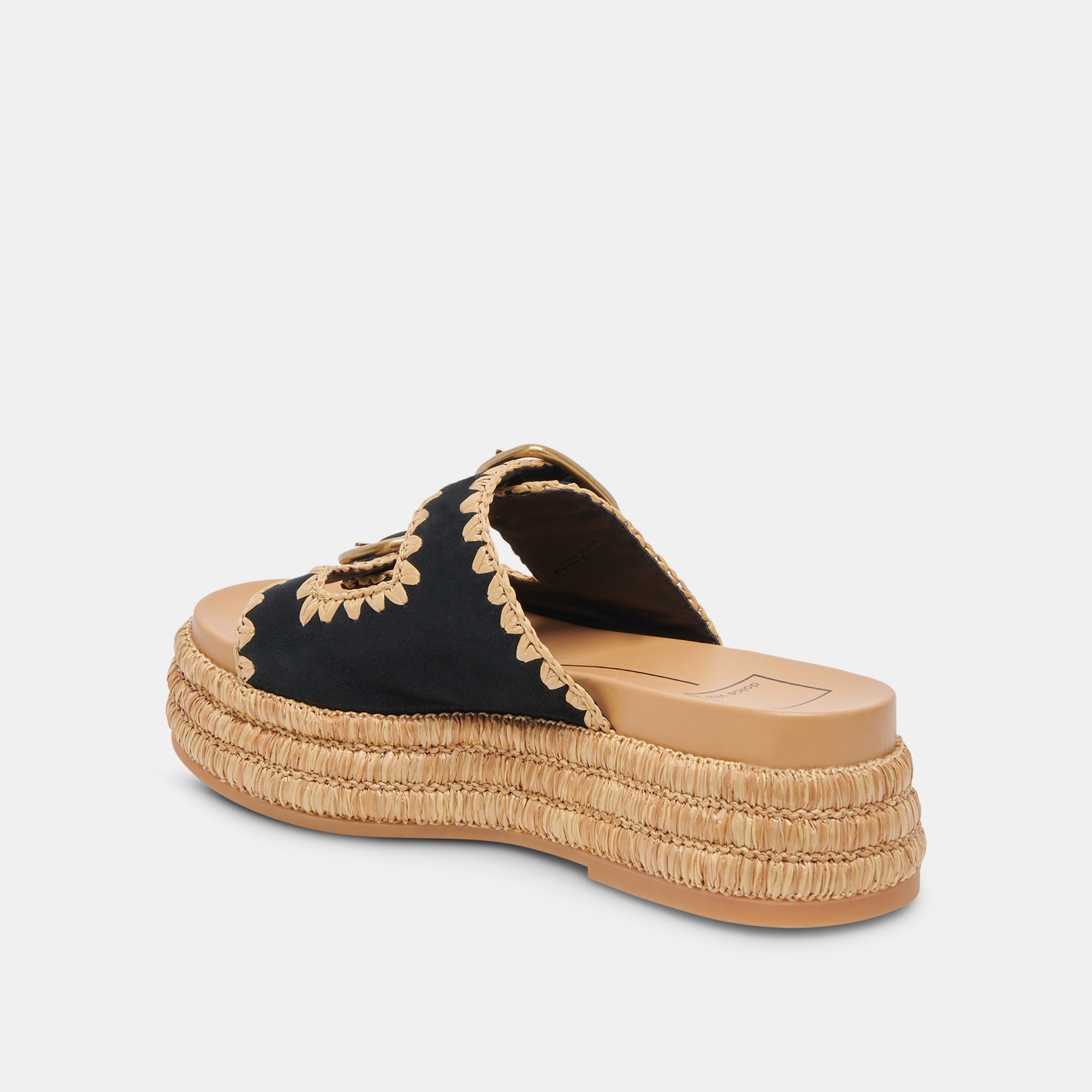 WANIKA Women's Onyx Nubuck Sandals - Comfortable Leather Slide Sandals for Women - Perfect for Beach, Vacation & Casual Wear
