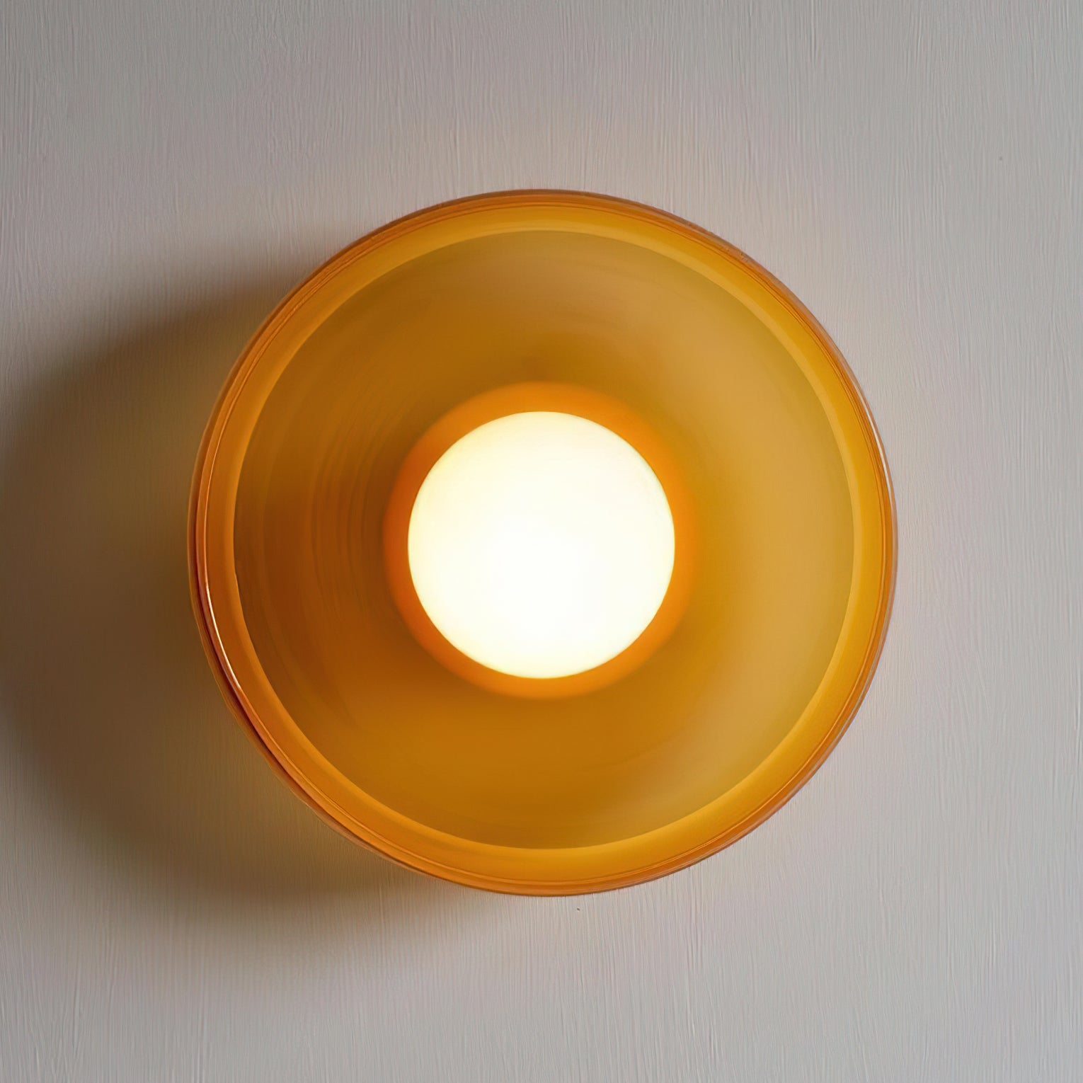 Modern Disc Orb Ceiling Lamp - Sleek Round LED Light Fixture for Living Room, Bedroom, or Dining Room - Energy-Efficient Indoor Lighting Solution