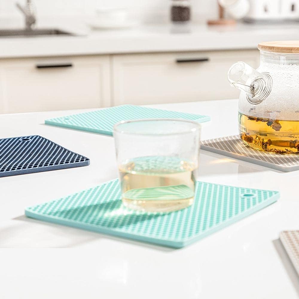 4PCS Silicone Hot Pot Pads - Large Heat Resistant Trivet for Bowls, Pots & Pans - Nordic Kitchen Insulation Mats for Dining Table - Orange (Perfect for Serving Hot Dishes & Protecting Surfaces)