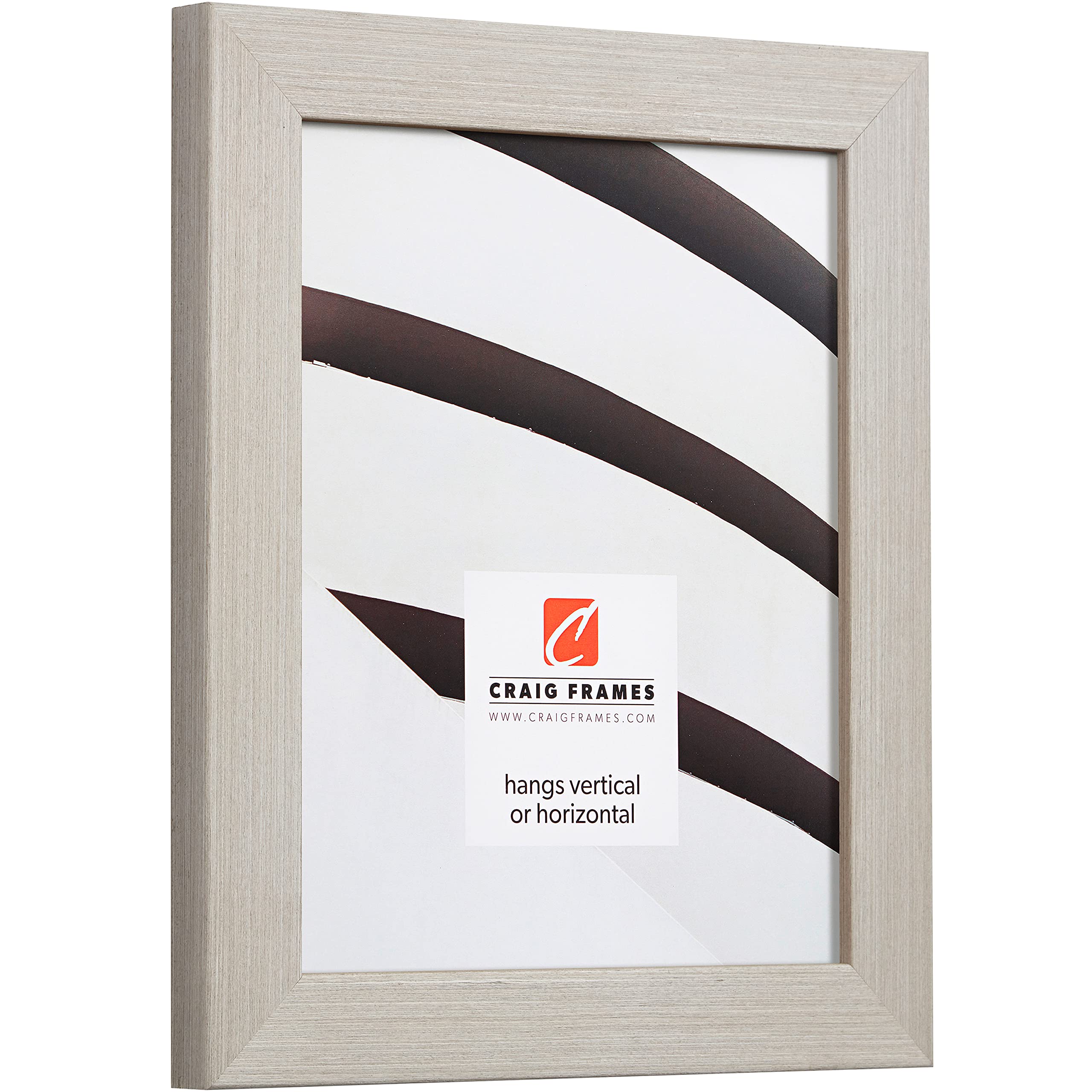 Farmhouse Style Picture Frames Set of 4 - 8.5x11 Inch Light Grey Wooden Photo Frames - Perfect for Wall Decor, Family Photos, and Home Office Display