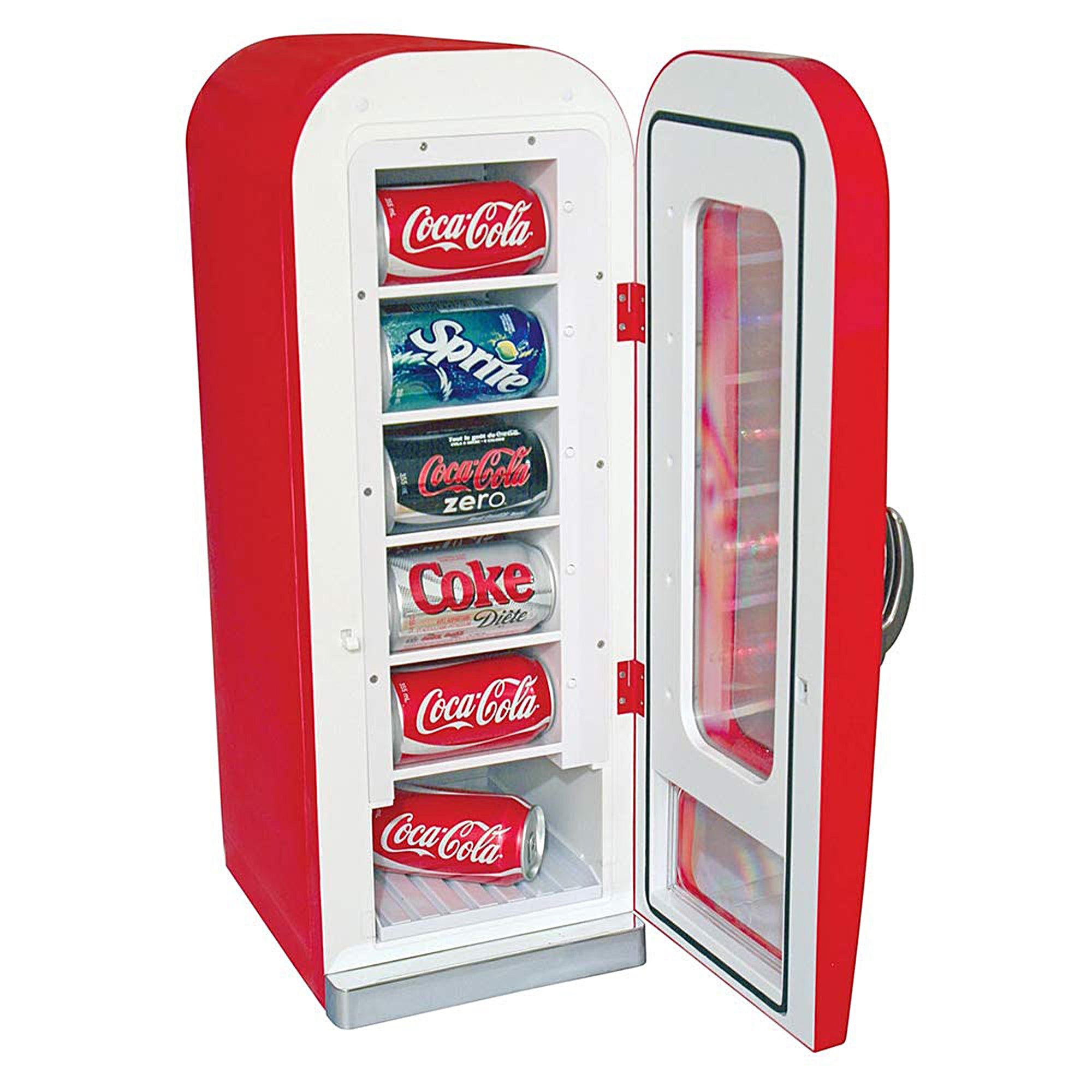 Milex Desktop Vending Fridge - Compact Mini Refrigerator for Office, Home, or Dorm - Perfect for Snacks, Drinks, and Small Food Storage