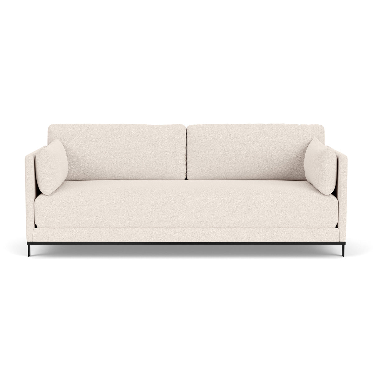 Cozy Boucle Fabric 3-Seater Sofa - Modern Comfort for Living Room, Lounge & Small Spaces