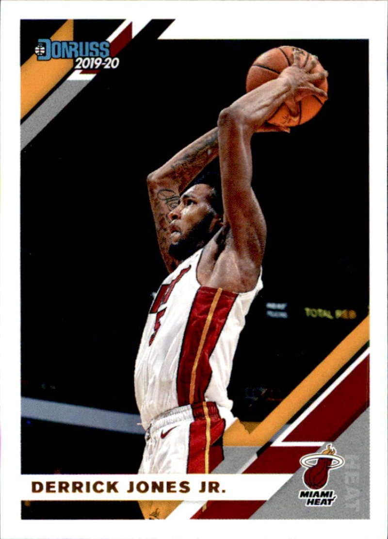 2019-20 Donruss #108 Derrick Jones Jr. NM-MT Basketball Trading Card - Miami Heat - Perfect for Collectors, Fans & Sports Memorabilia Enthusiasts