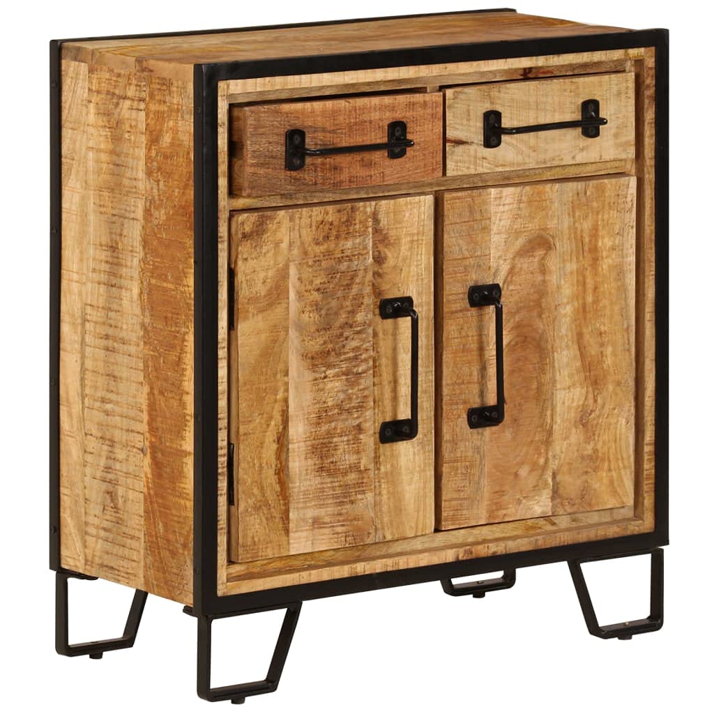 Solid Mango Wood Buffet Server Cabinet - 25.6